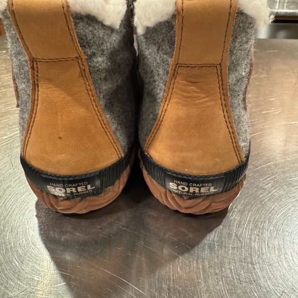 Sorel Ankle Boots in Gray, Black, and Tan - Picture 4 of 7